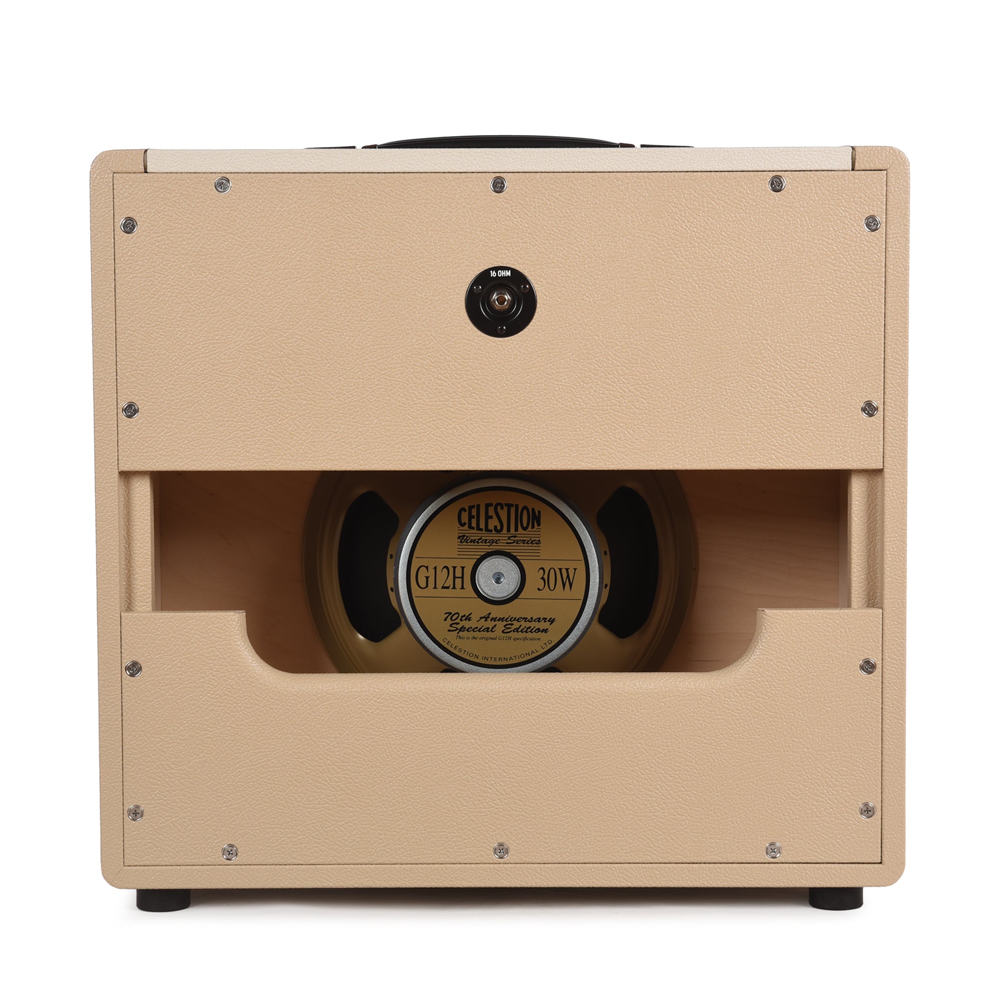 Divided by 13 1x12 Open Back Cab w/G12H Vintage Vanilla Tolex, Cream V