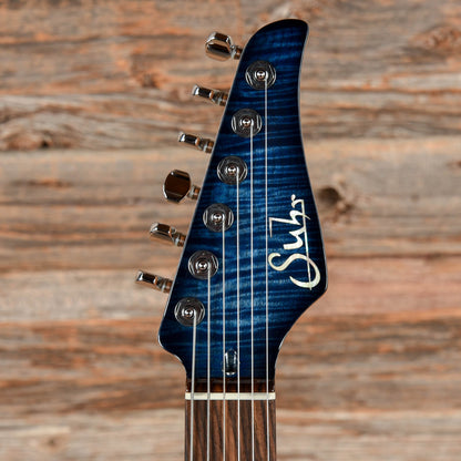 Suhr Modern Carve Top Blue 2011