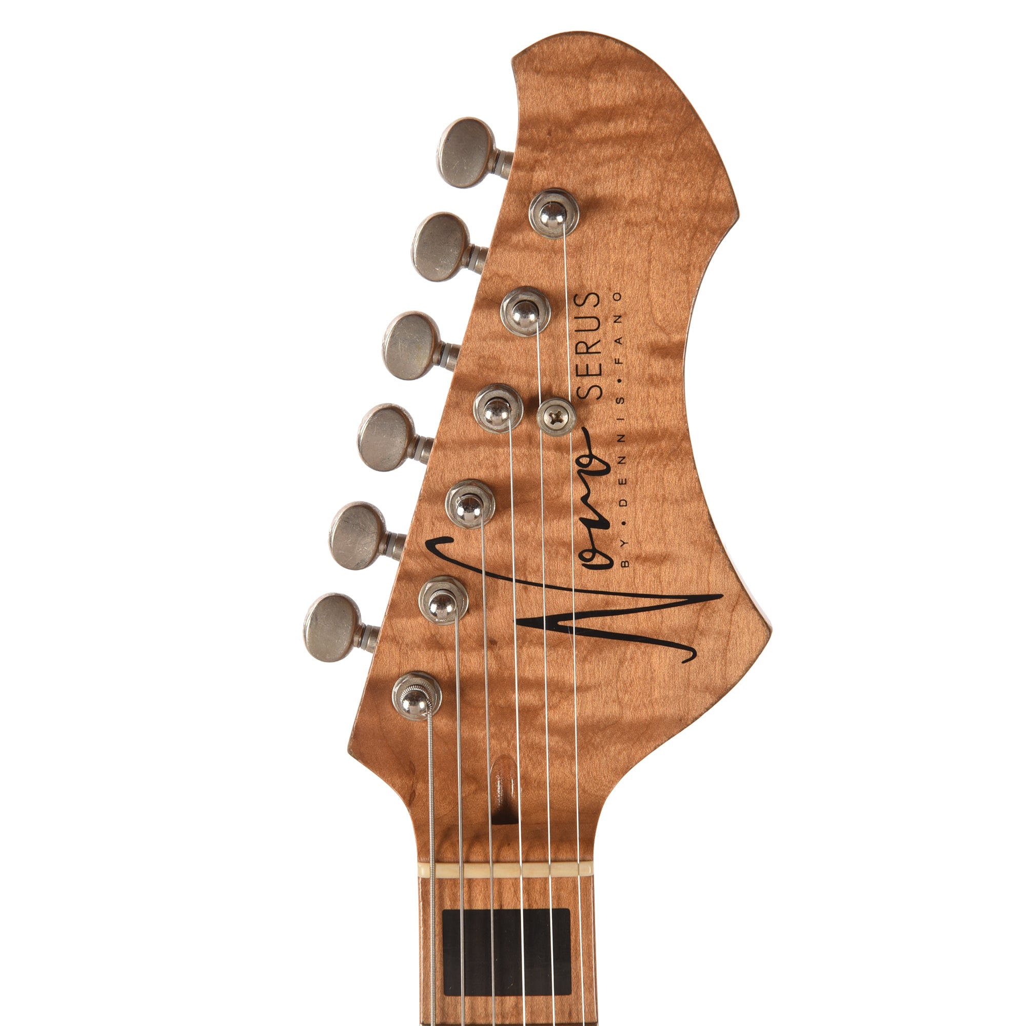 Novo Serus J Light Distress Sonic Blue w/Figured Maple Neck & Fralin P-90s