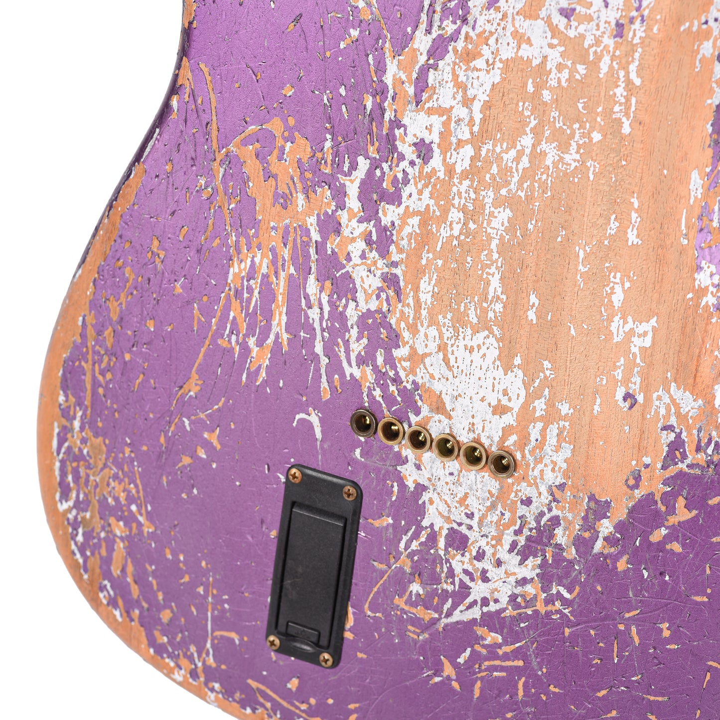 Fender Custom Shop Stratocaster Hardtail HH Heavy Relic Purple Metallic Master Built by Dennis Galuszka w/Fluence Humbuckers