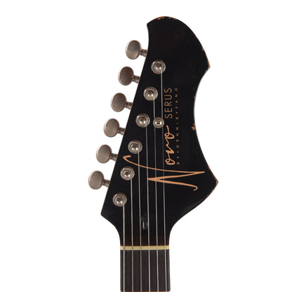 Novo Custom Serus J Faded Cherry Light Distress w/Nickel Fralin P90s