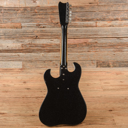 Silvertone 1448 w/Amp in Case Black