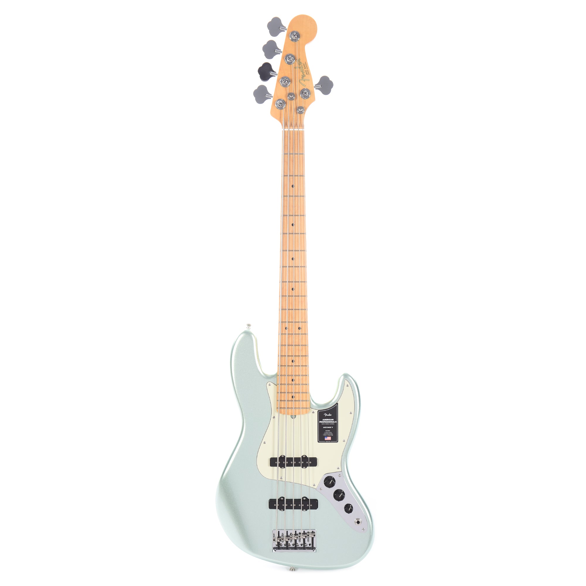 Fender American Professional II Jazz Bass V Mystic Surf Green