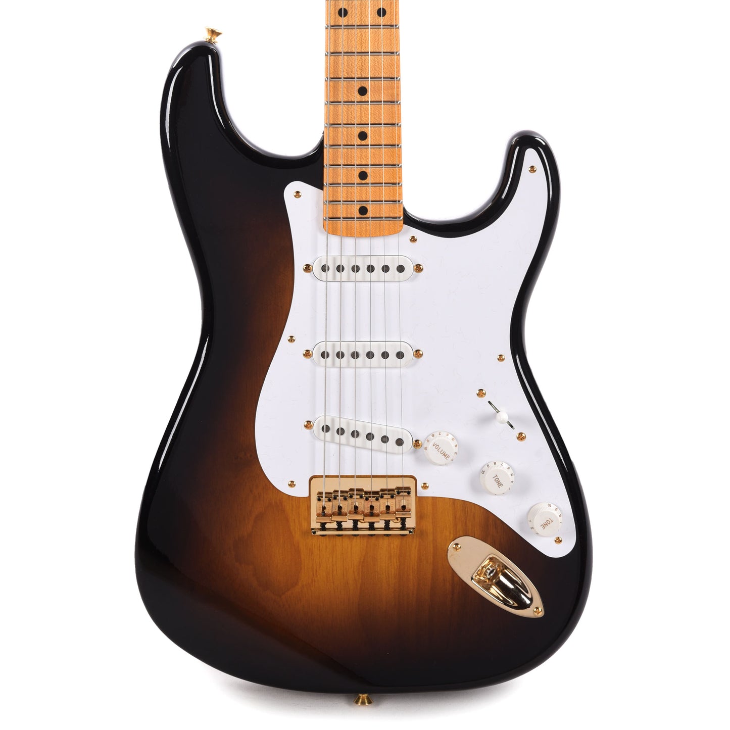 Fender Custom Shop Limited Edition '54 Hardtail Stratocaster Deluxe Closet Classic with Gold Hardware Wide-Fade 2-Color Sunburst