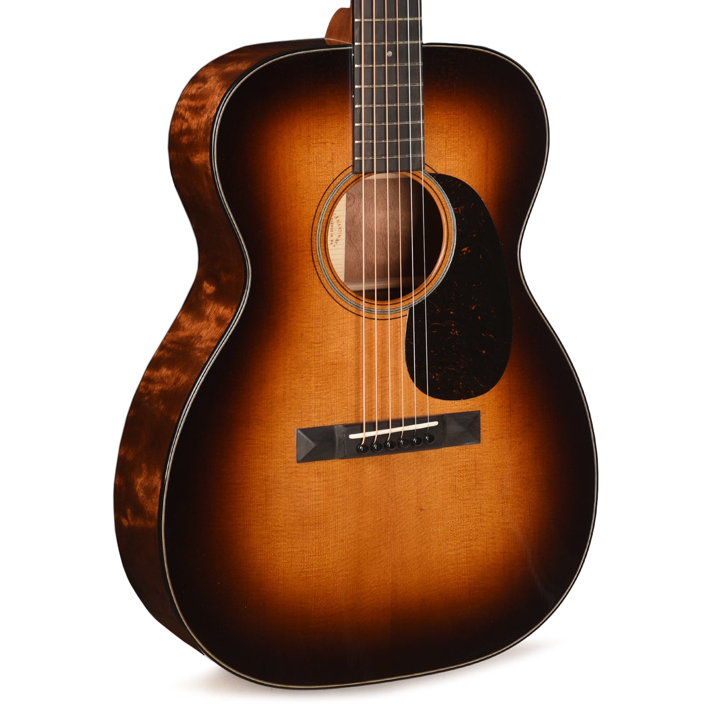 Martin Custom Shop 00-18 Style Grand Concert Sitka Spruce VTS/Quilted Pommele Sapele 1935 Sunburst