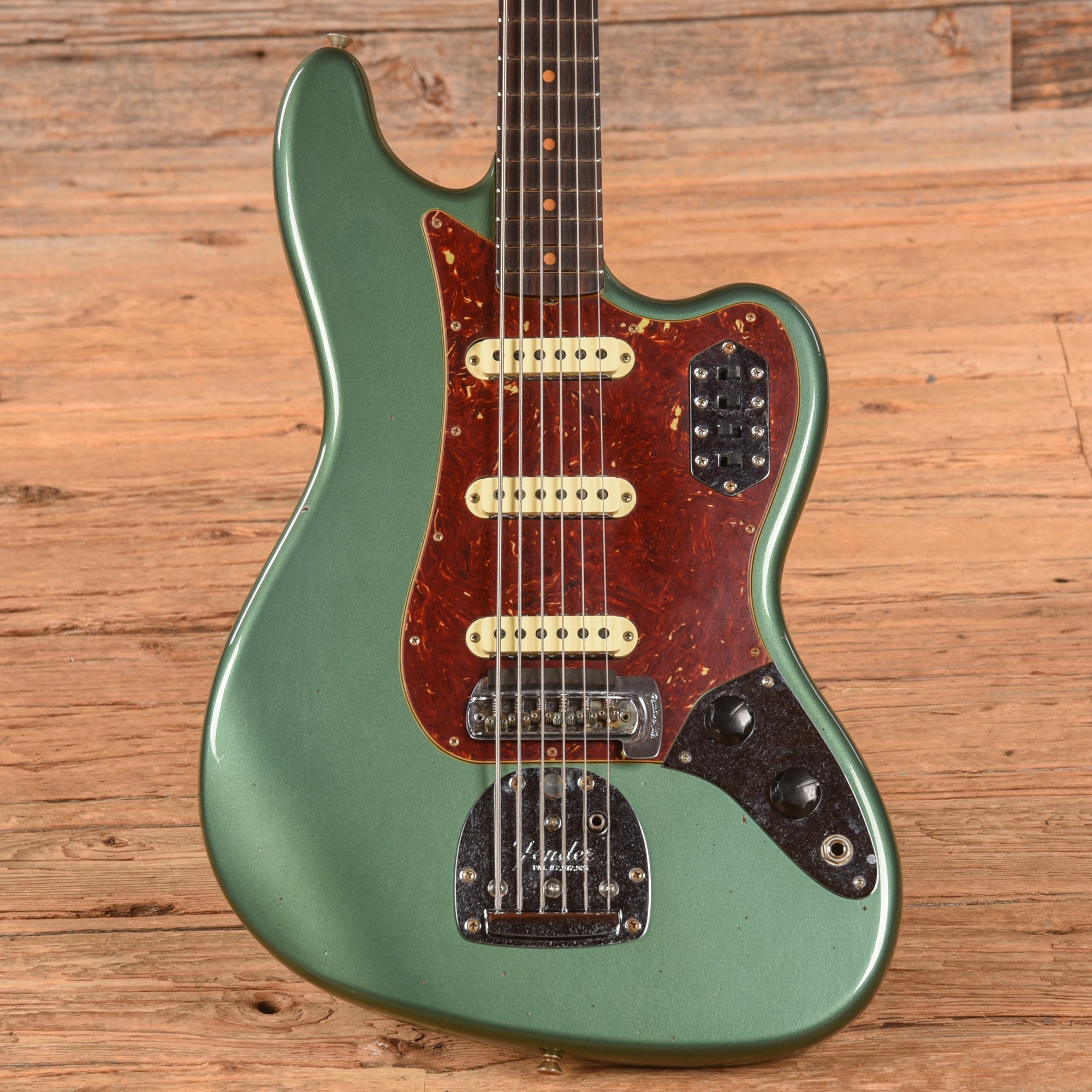 Fender Custom Shop Bass VI Aged Sherwood Green Metaliic 2023