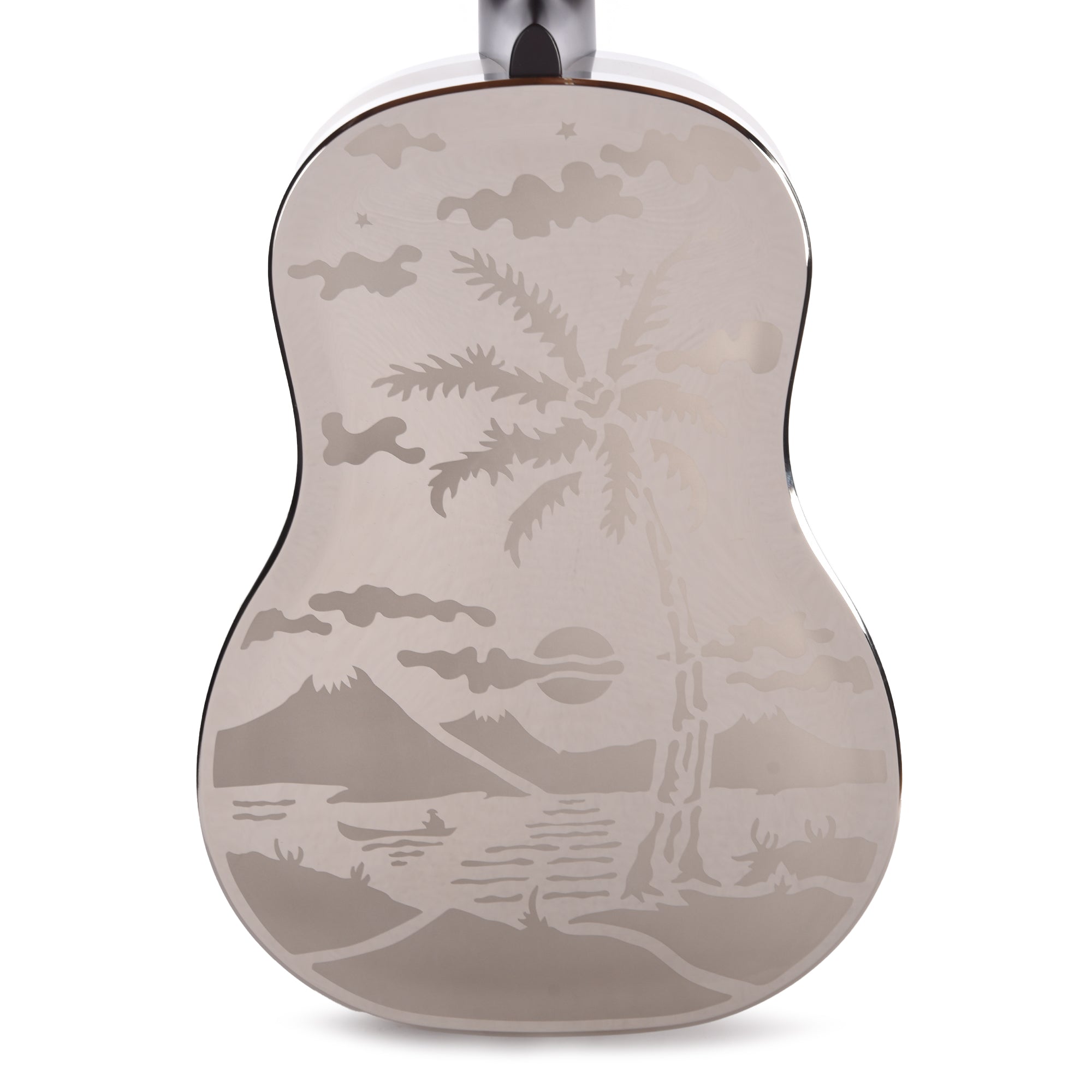 National Style O Single Cone Brass Bright Nickel 12-Fret