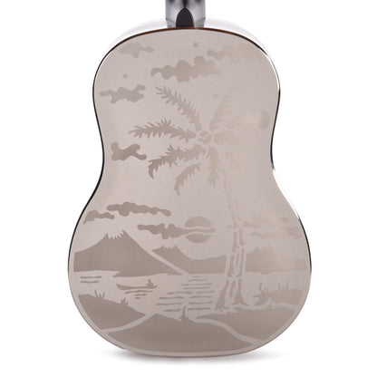 National Style O Single Cone Brass Bright Nickel 12-Fret