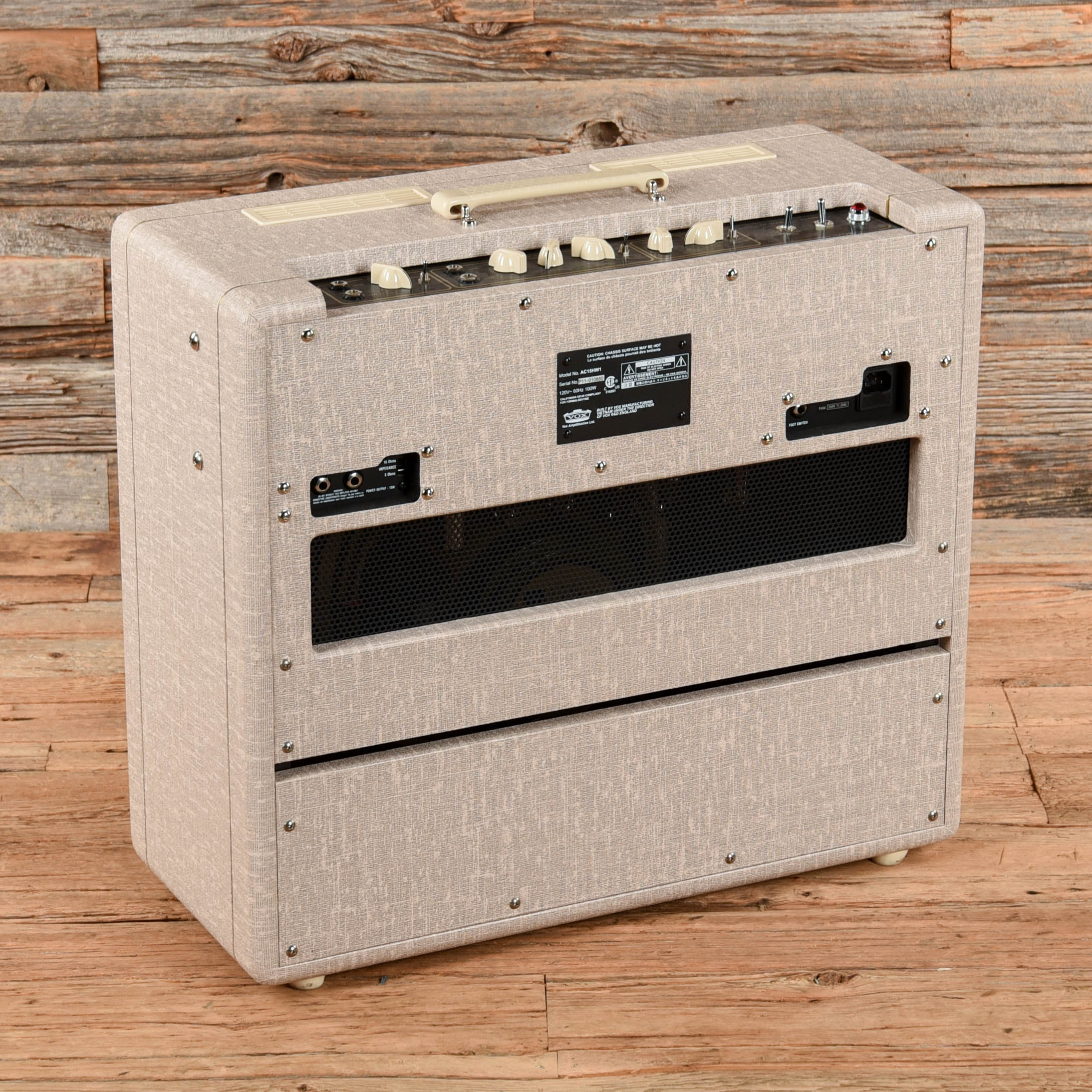 Vox AC15HW1 Hand-Wired 2-Channel 15-Watt 1x12