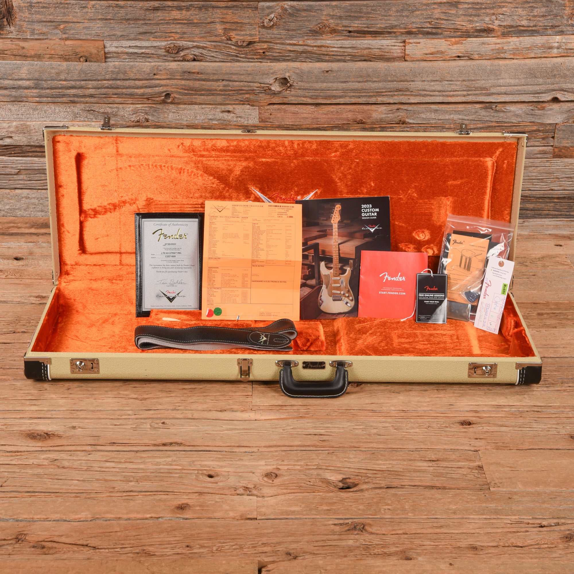 Fender Custom Shop LTD '63 Stratocaster Relic Aged Sherwood Metallic 2023