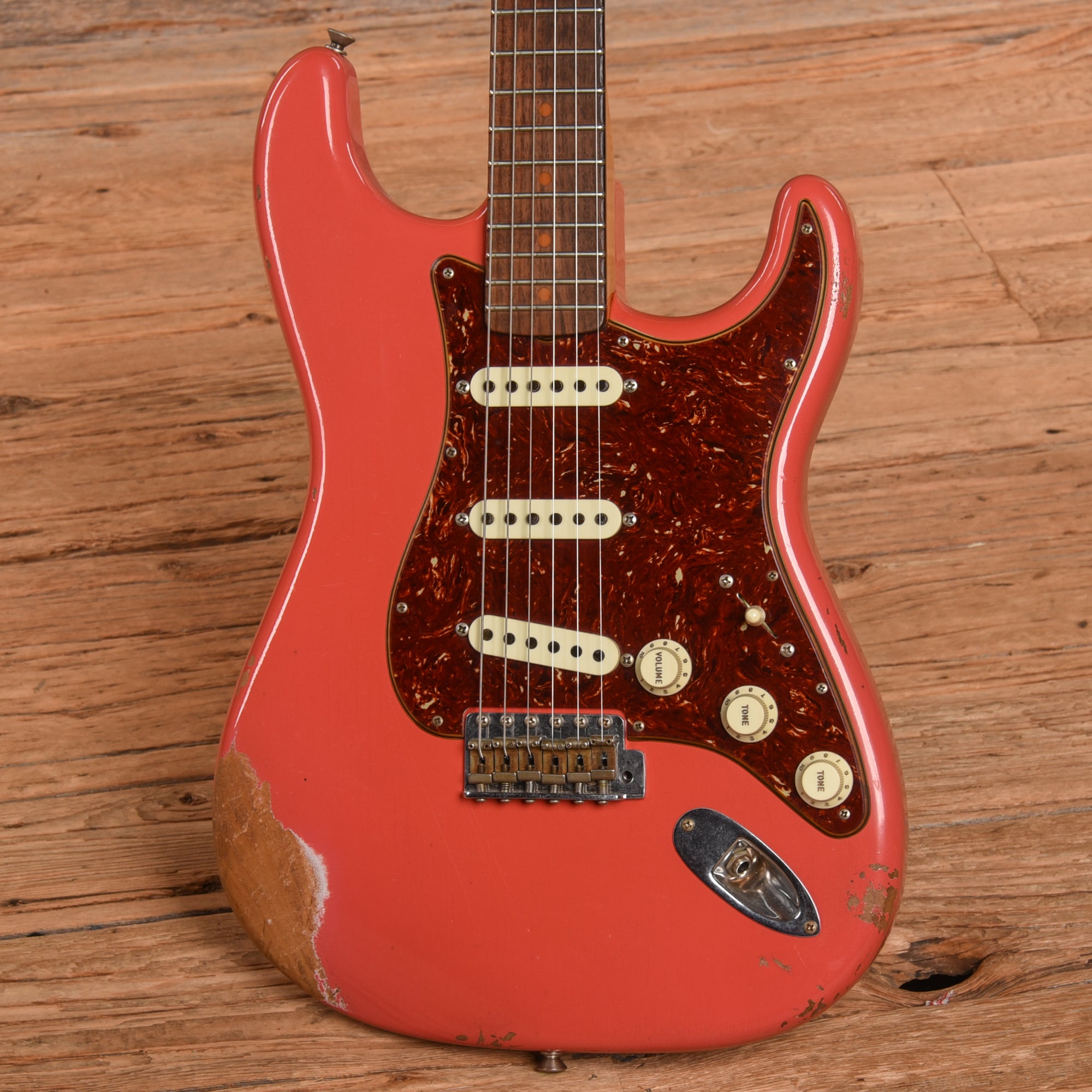 Fender Custom Shop '60 Roasted Stratocaster Relic Fiesta Red 2018