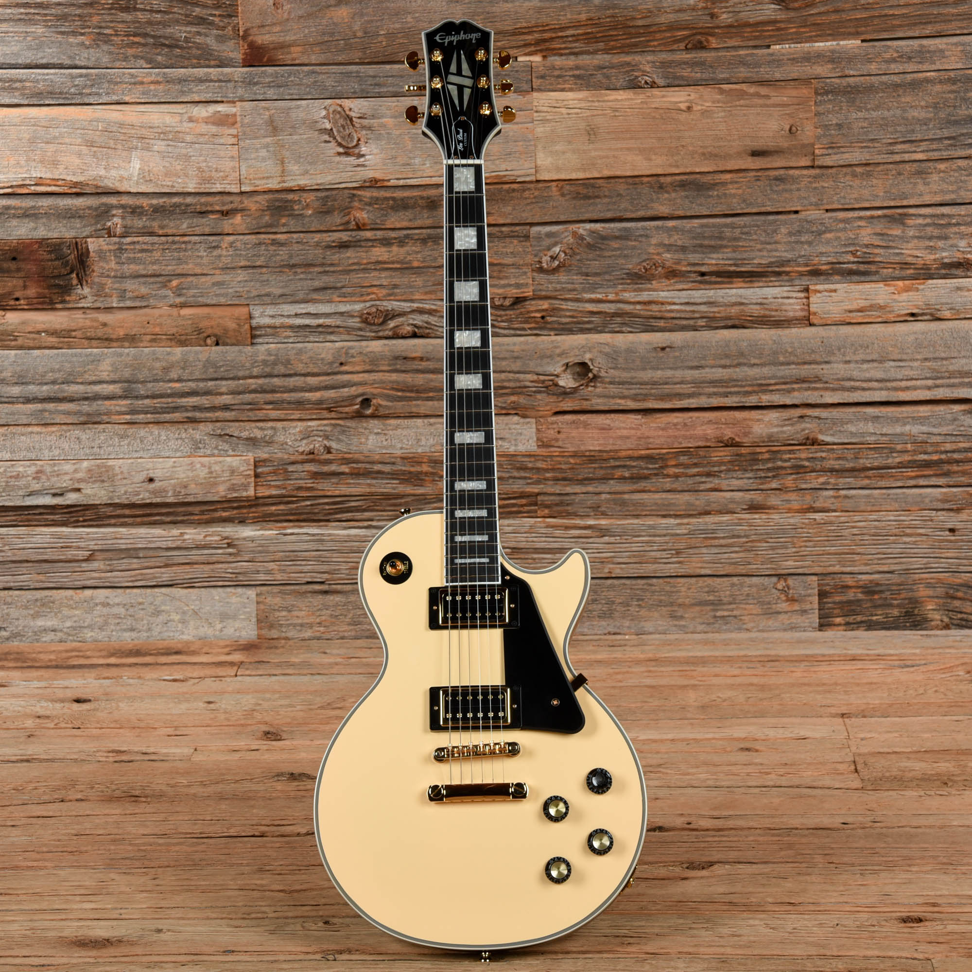 Epiphone Les Paul Custom Blackback Pro Cream 2023