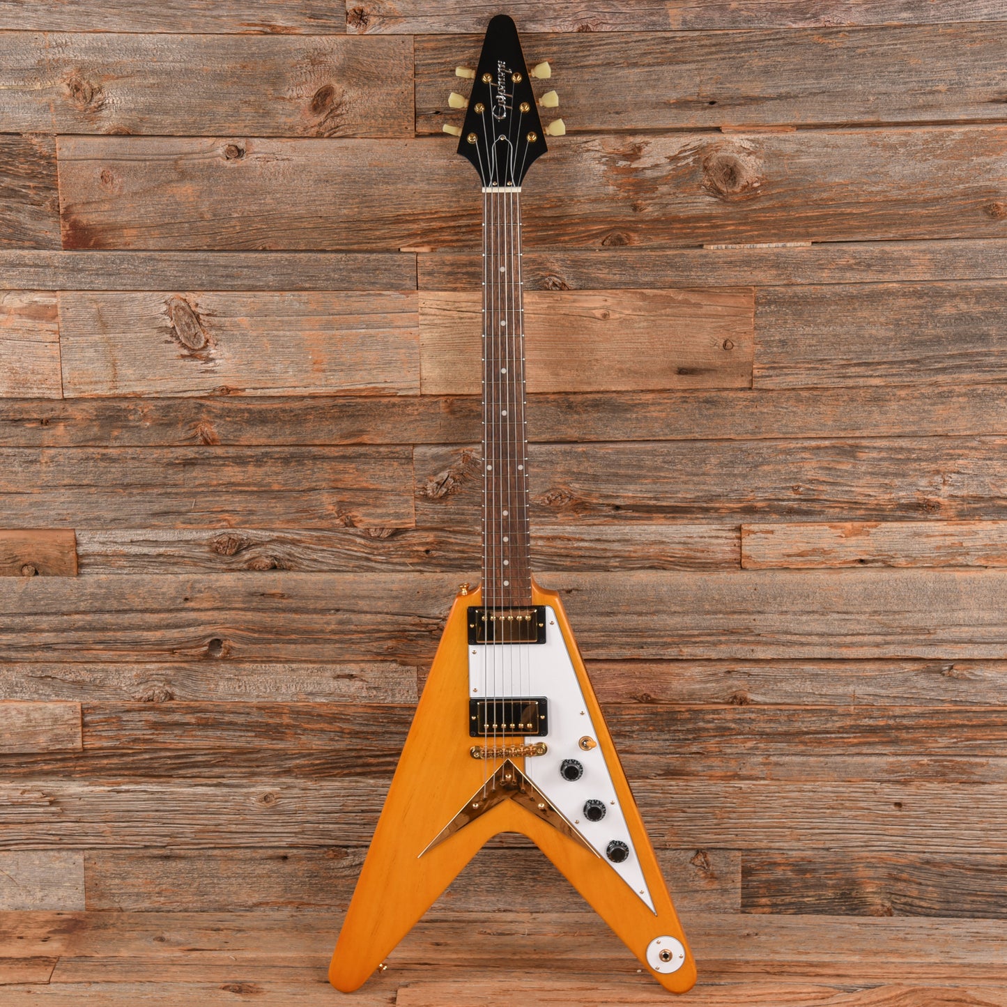 Epiphone '58 Korina Flying V Natural 2023