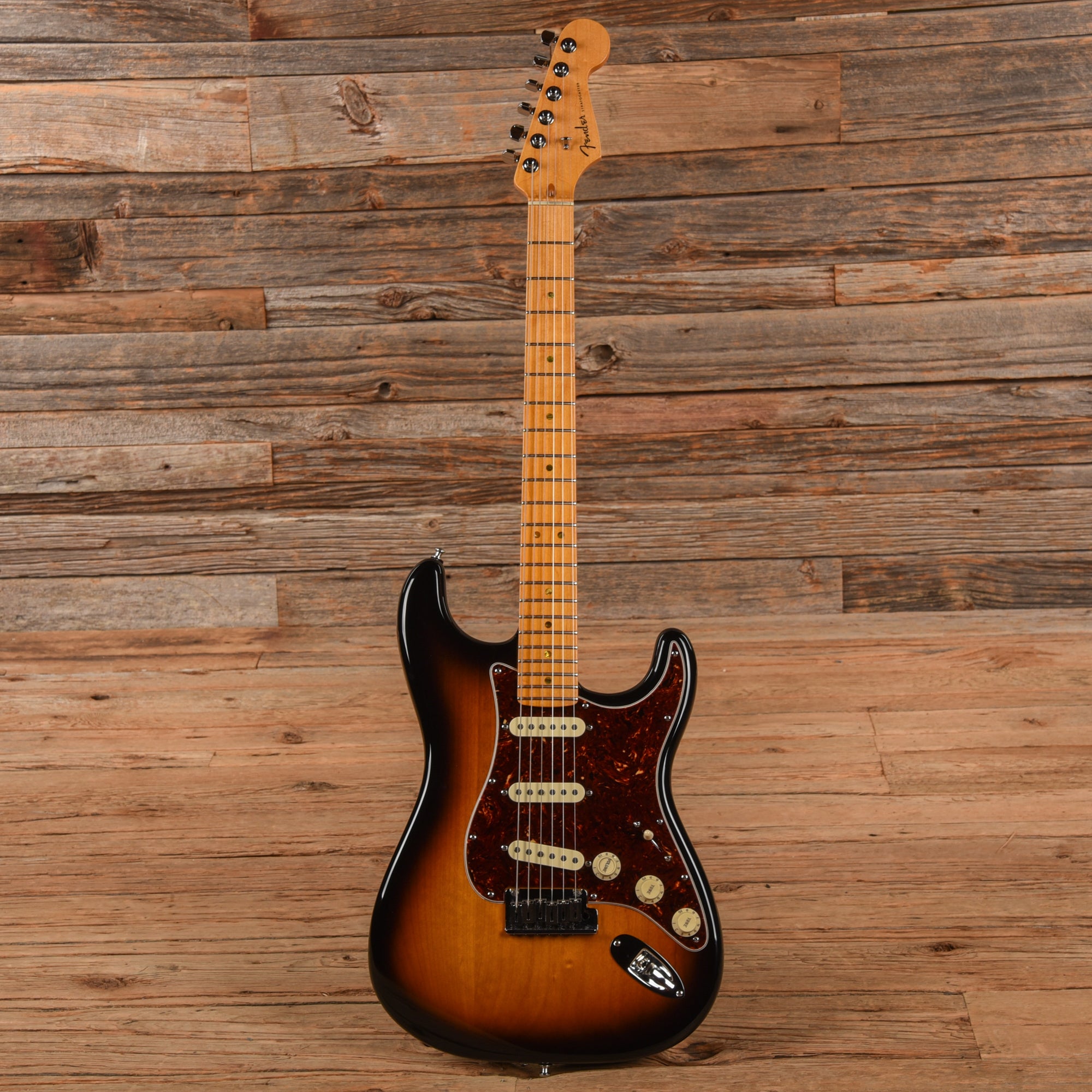 Fender American Deluxe Stratocaster V Neck Sunburst 2009