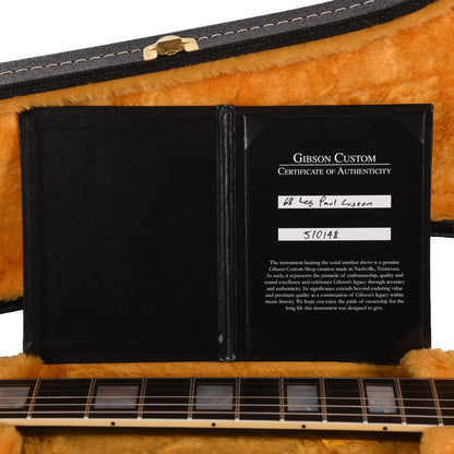 Gibson Custom Shop 1968 Les Paul Custom "CME Spec" Antique Ebony VOS w/Custom "S" Buckers