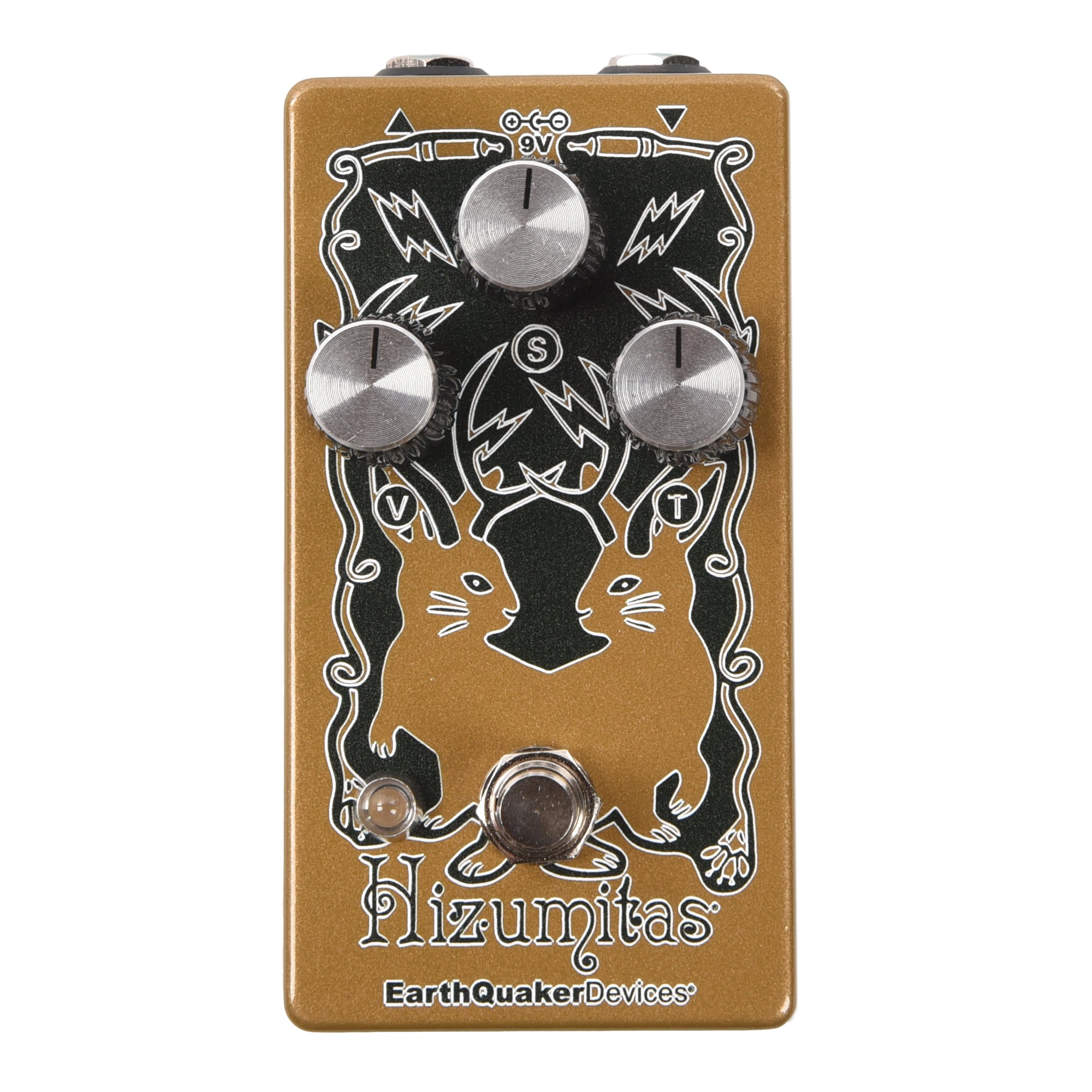 ギター EarthQuaker Devices Hizumitas Earthquaker Devices Hizumitas Fuzz Sustainer Pedal Pastel