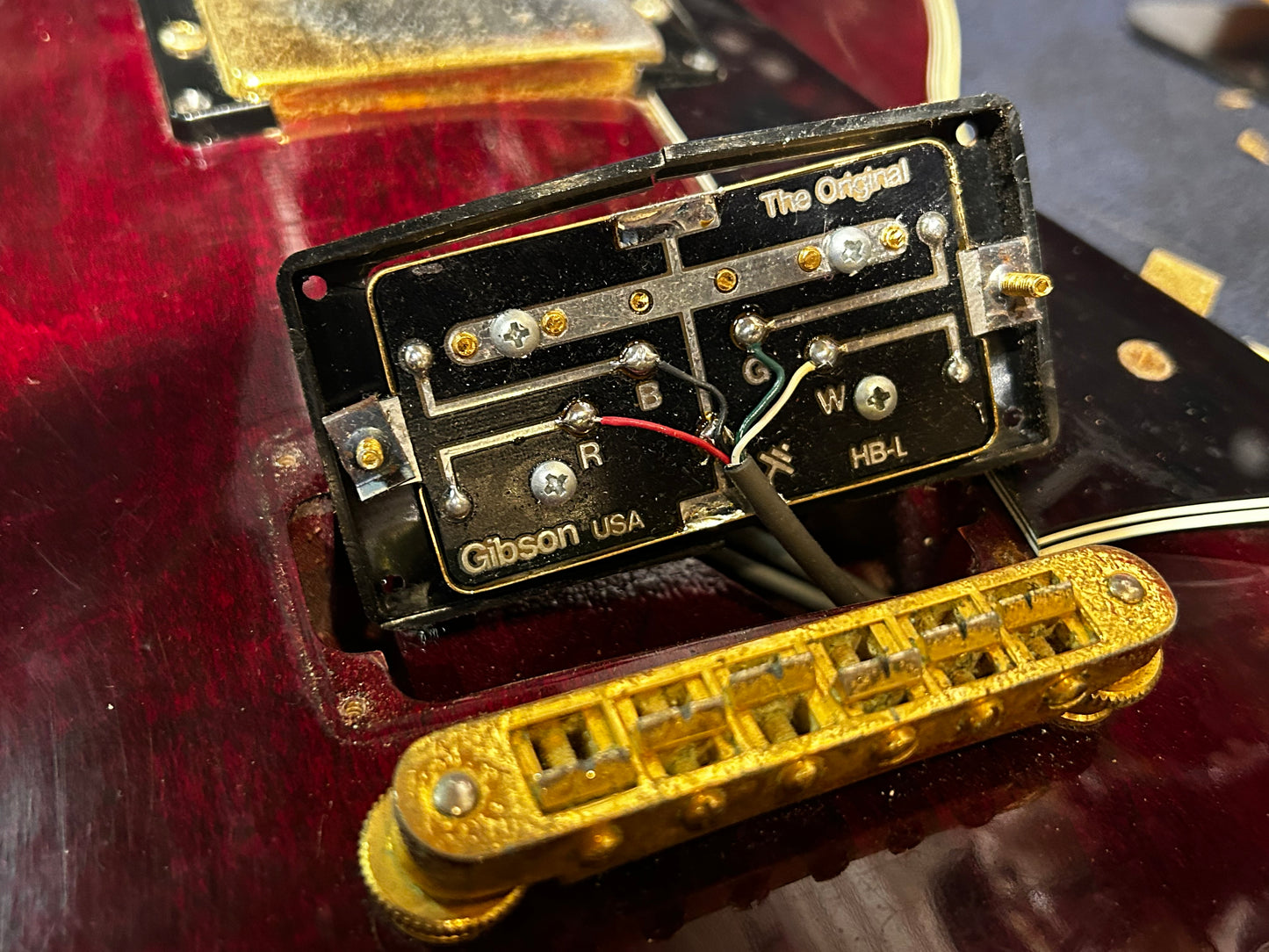 Gibson Les Paul Custom Wine Red 1989