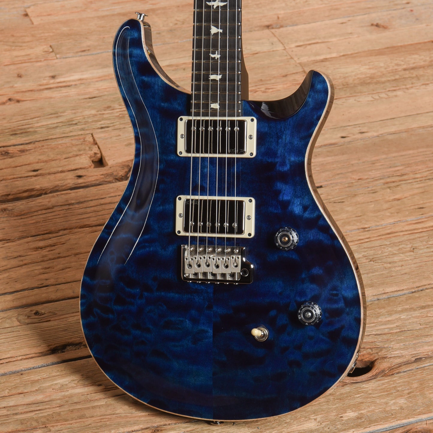 PRS Limited Edition CE 24 w/Wood Library Top Whale Blue 2023