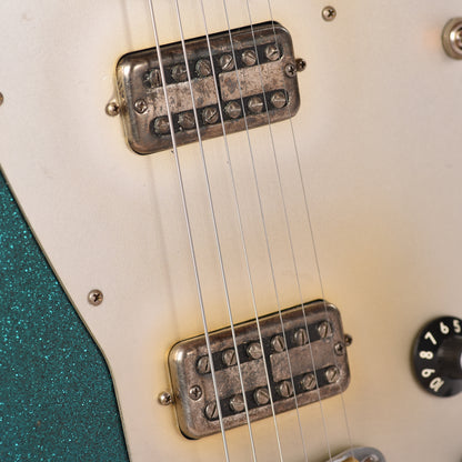 Fender Custom Shop 1962 Jazzmaster Journeyman Relic Nicotine Lake Placid Blue Sparkle Master Built by Levi Perry