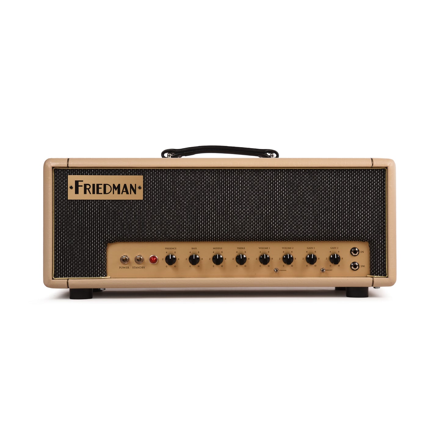 Friedman Small Box 50W EL34 Head Vanilla Taurus w/ Heritage Black & Silver Grille