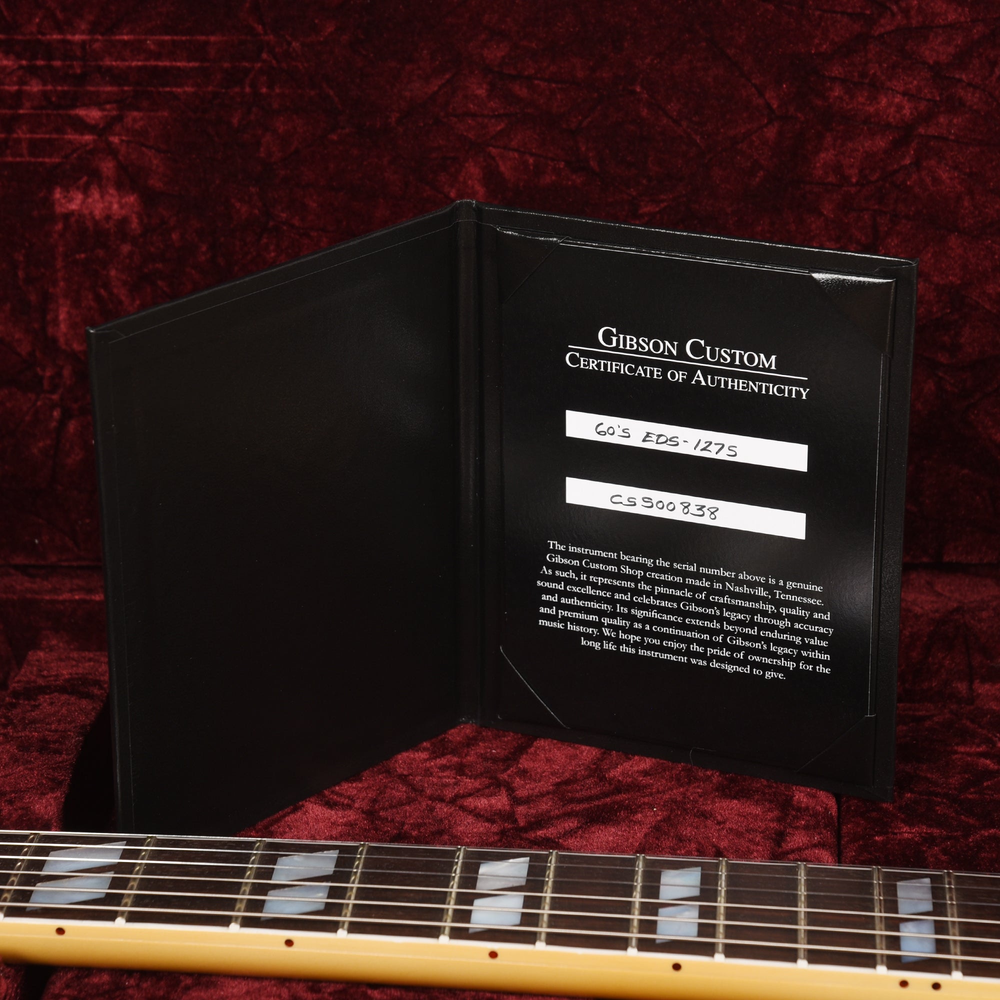 Gibson Custom Shop EDS-1275 Doubleneck 