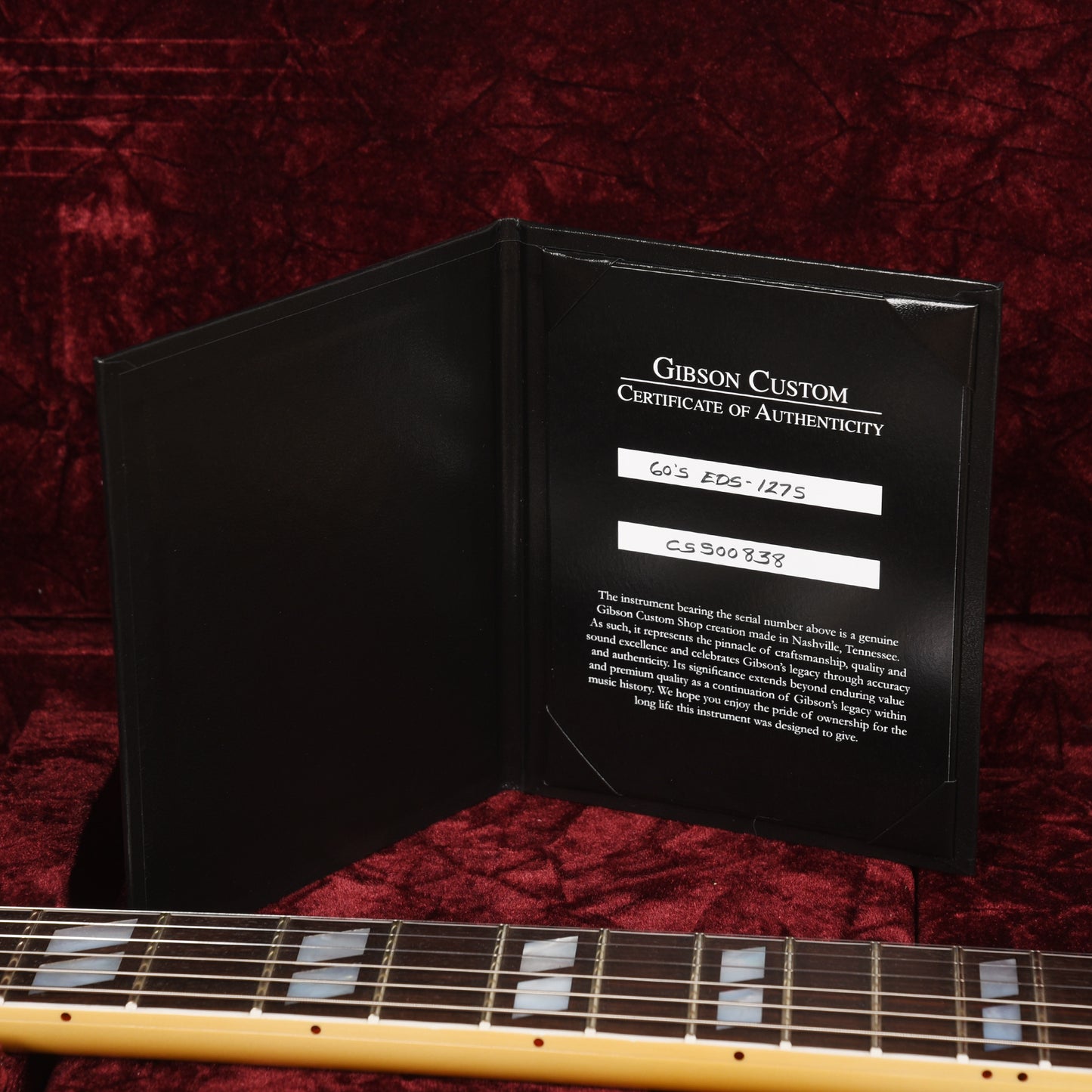 Gibson Custom Shop EDS-1275 Doubleneck "CME Spec" VOS Heavy Antique Polaris White w/Bigsby & Grovers