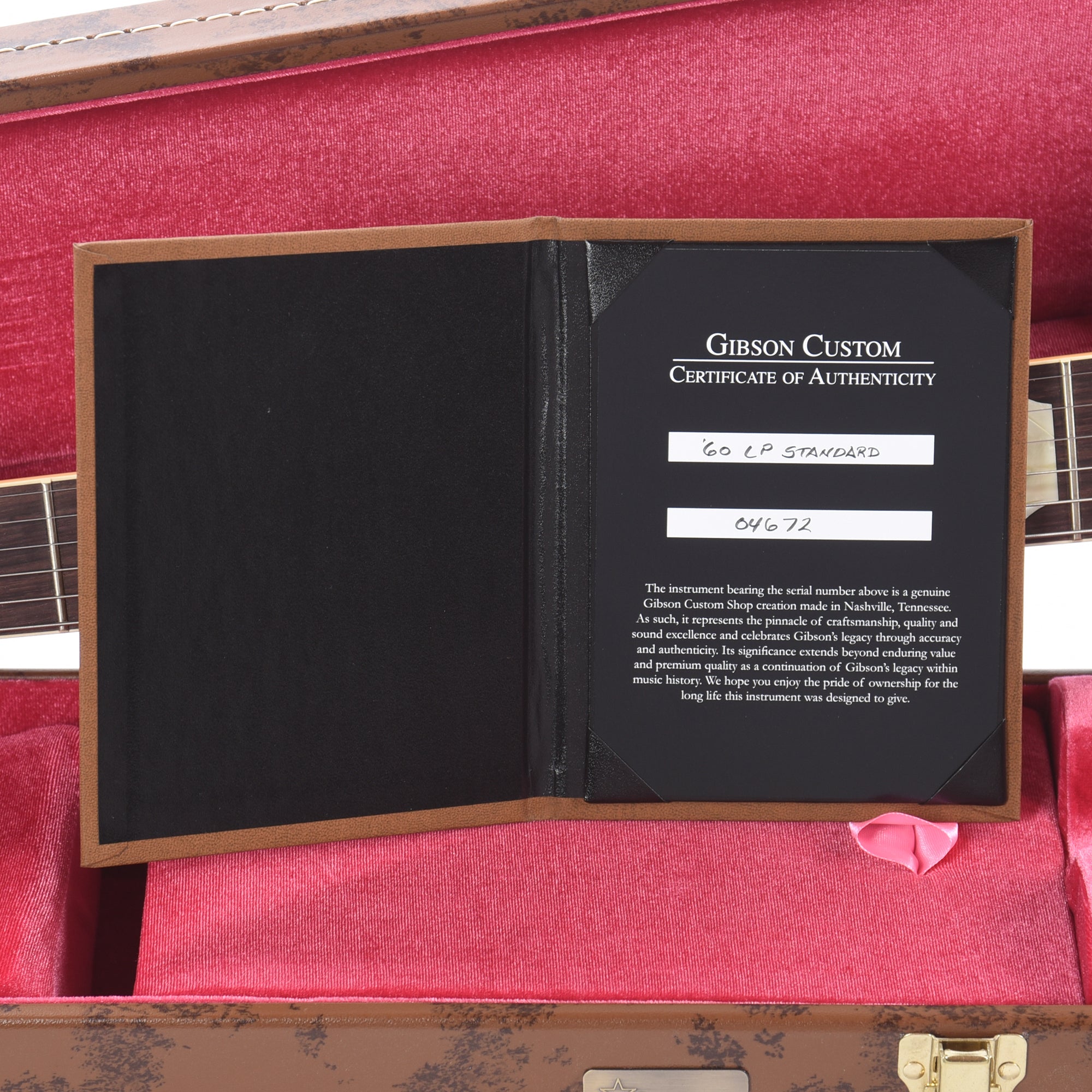 Gibson Custom Shop 1960 Les Paul Standard 