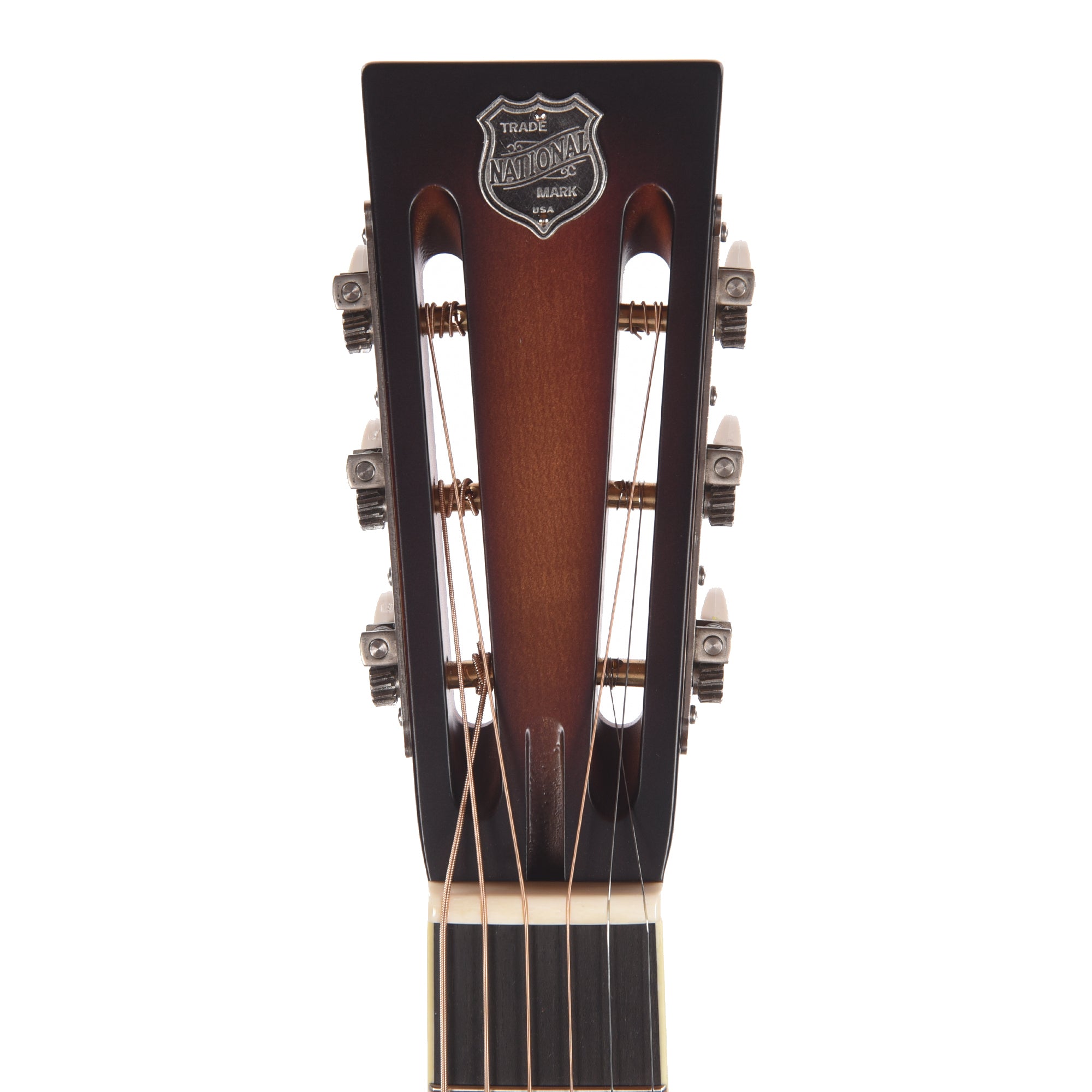 National Style O Single Cone Brass Bright Nickel 12-Fret