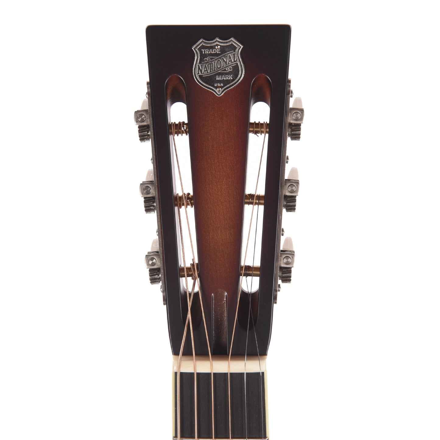 National Style O Single Cone Brass Bright Nickel 12-Fret