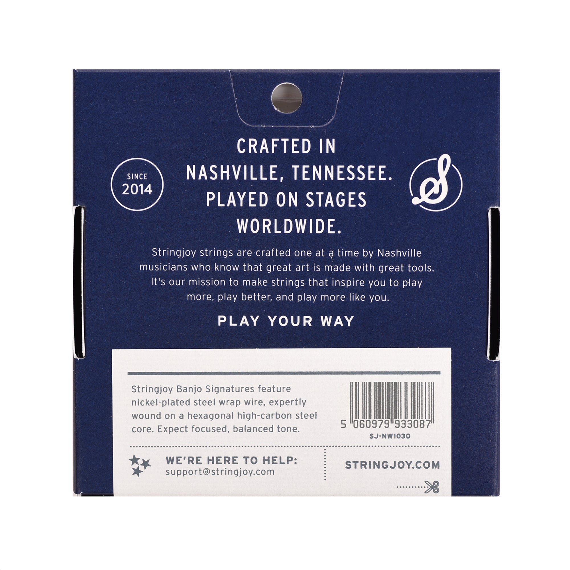 Stringjoy Signatures Tenor Gauge 10-30 4-String Nickel Wound Banjo Strings