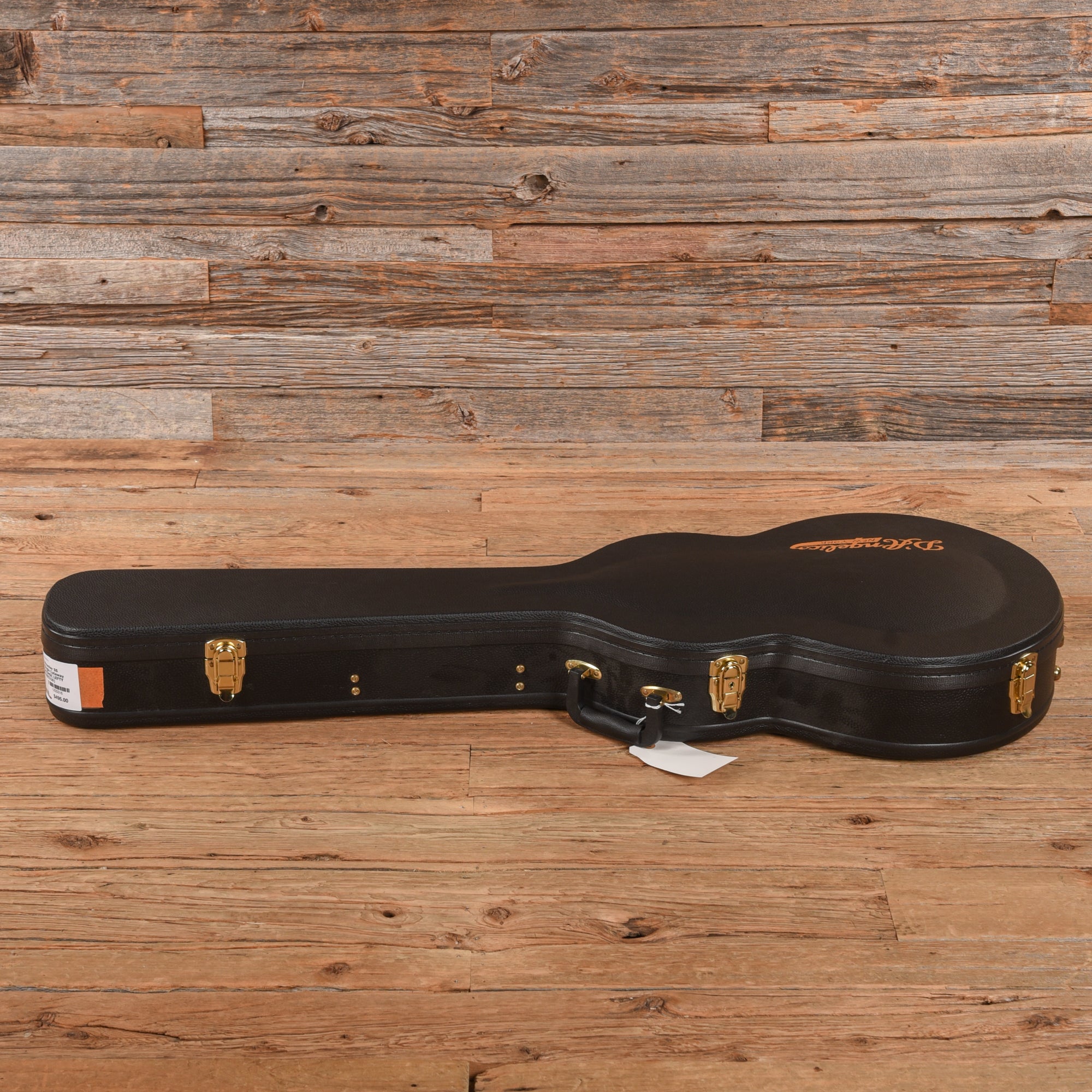 D'Angelico Premier SS Semi-Hollow Single Cutaway Black  LEFTY