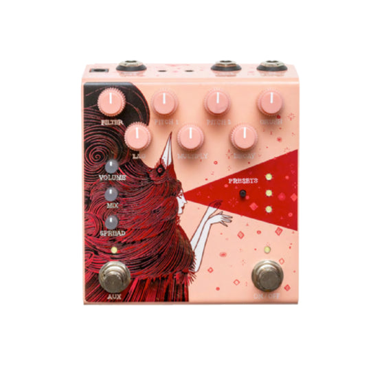 Old Blood Noise Endeavors Dark Star v3 Stereo Soundscape Reverb Pedal Pink