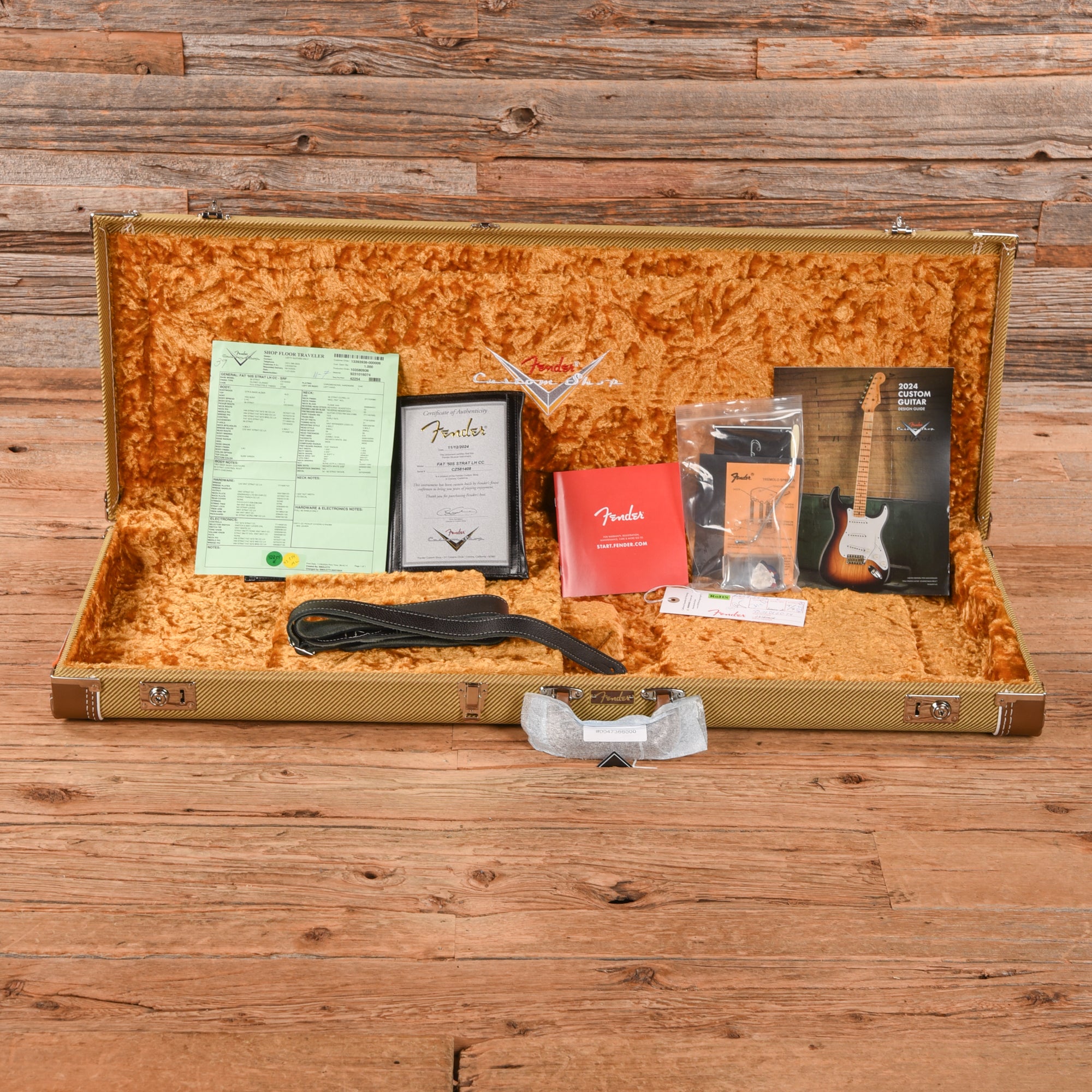 Fender Custom Shop Fat '50s Stratocaster CC Surf Green 2024 LEFTY