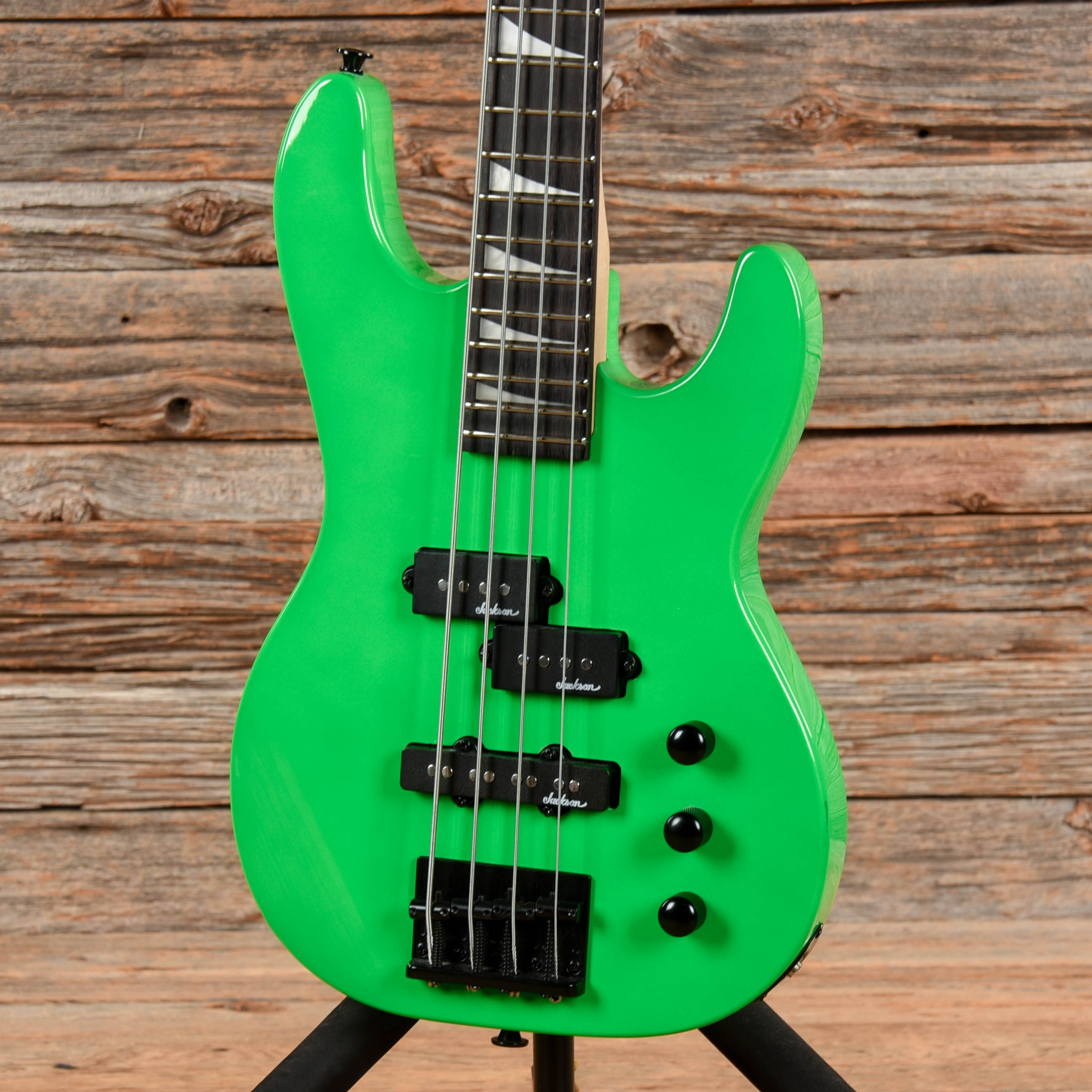 Jackson JS Series Concert Bass Minion JS1X Neon Green 2020