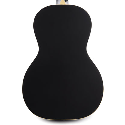 Orangewood Juniper Black Live Rubber Bridge Parlor Acoustic Guitar Lefty