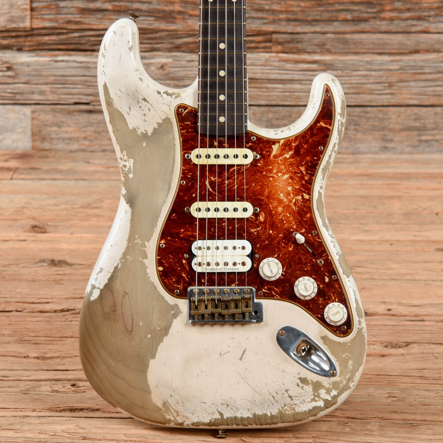 Fender Custom Shop Masterbuilt Austin MacNutt '59 Stratocaster HSS Ultra Heavy Relic Olympic White 2022