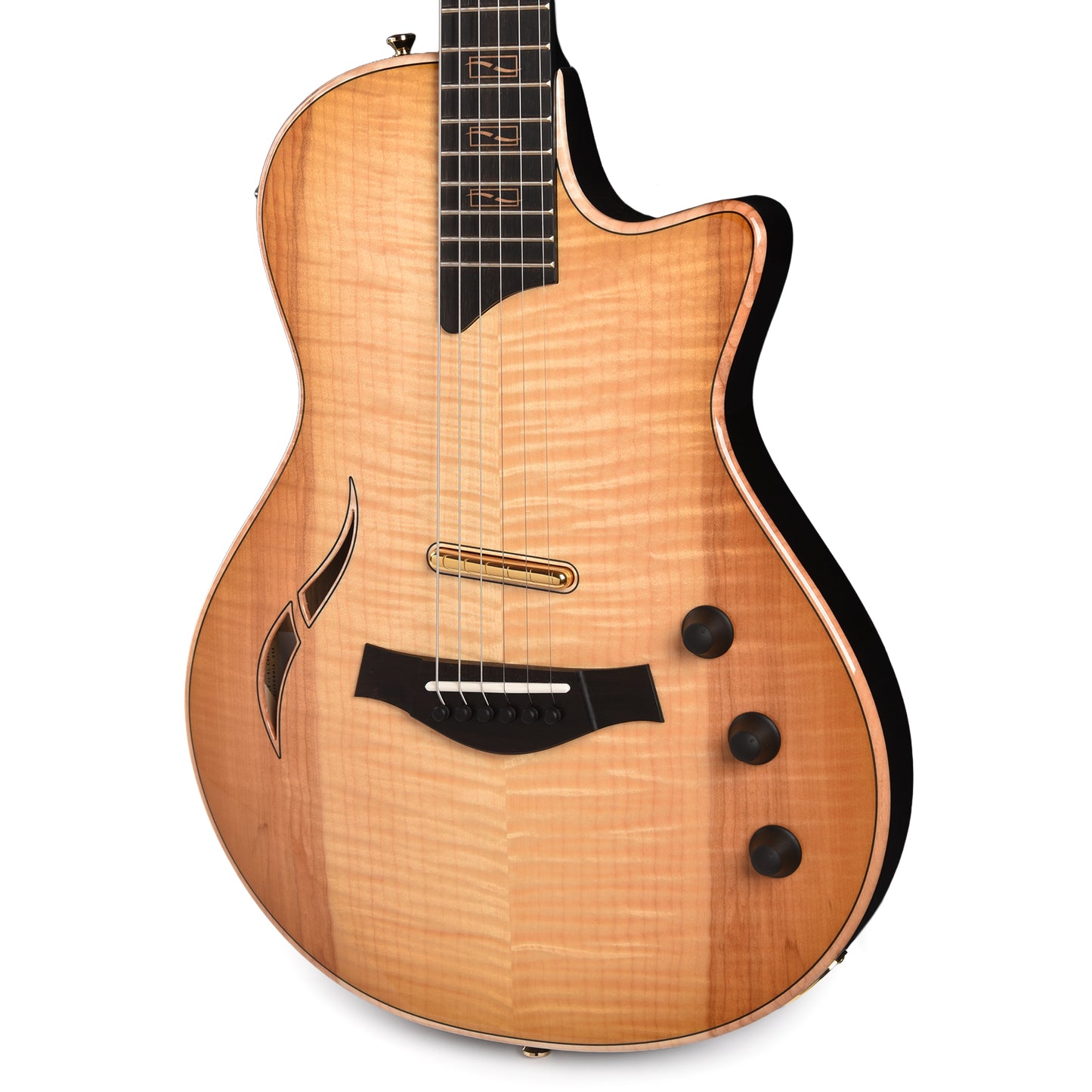 Taylor Custom "The Catch" #27 NAMM 2025 T5z Figured Maple/Urban Ash Antique Blond w/Black Back