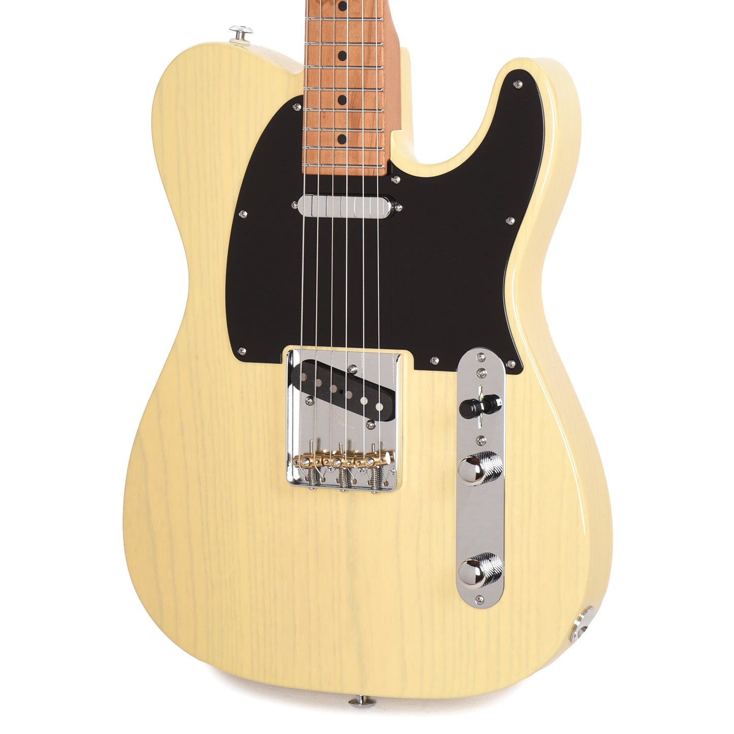 Suhr Custom Classic T Swamp Ash Trans Blonde w/Roasted Maple Neck