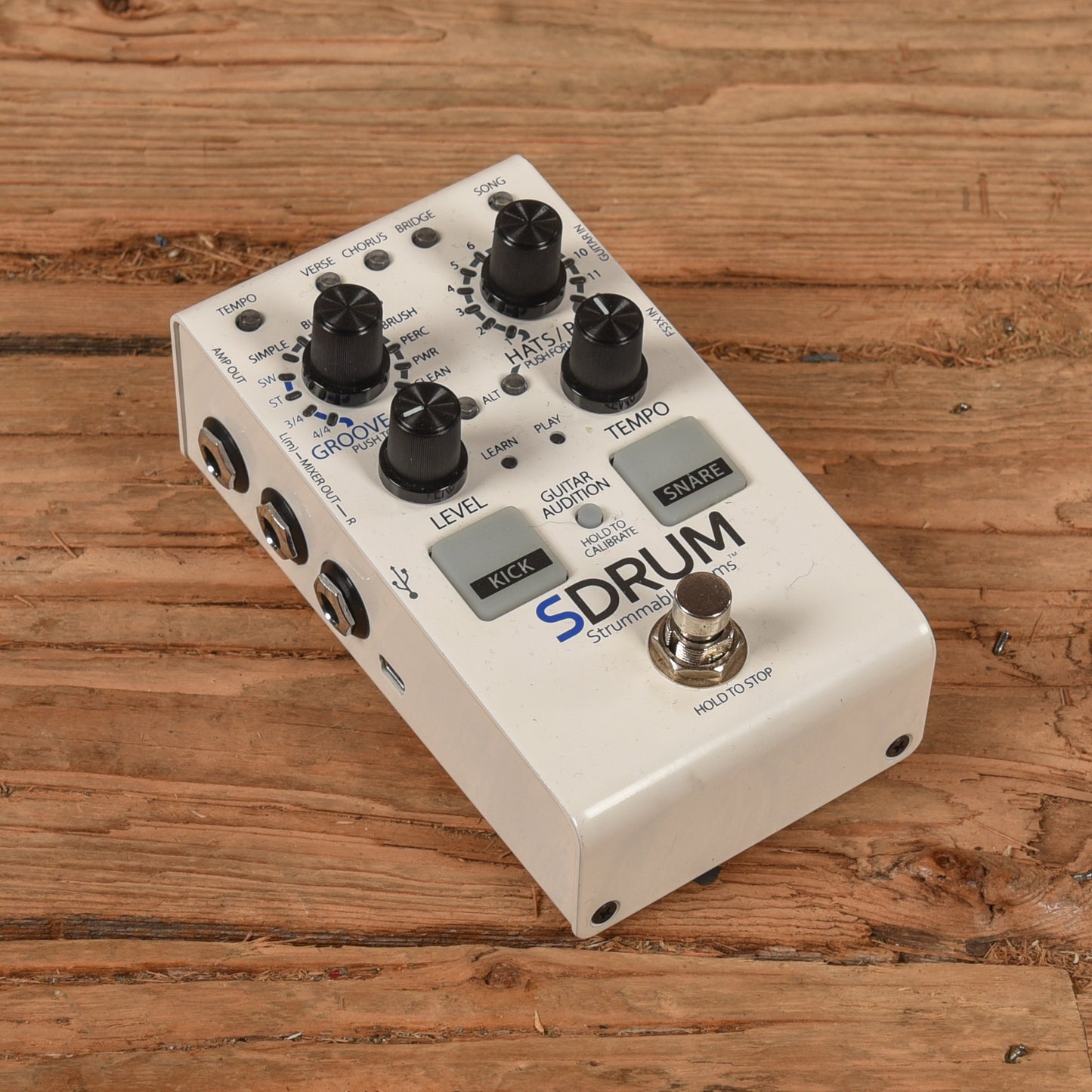 Digitech SDRUM Strummable Drums w/DigiTech FS3X Footswitch