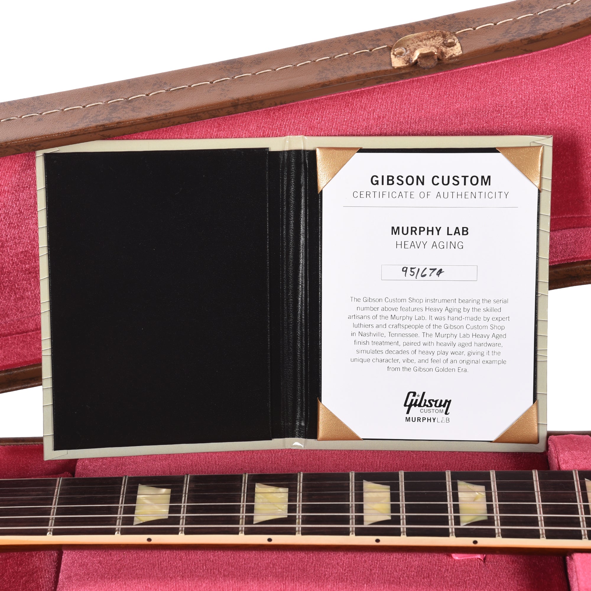 Gibson Custom Shop 1959 Les Paul Standard Reissue Golden Poppy Burst Murphy Lab Heavy Aged