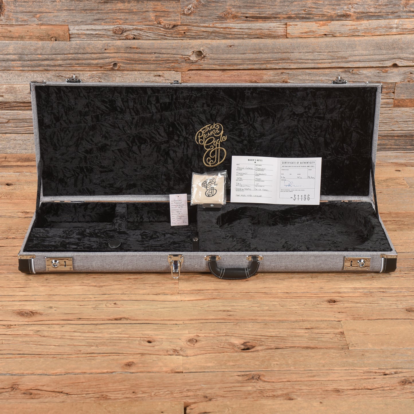 Patrick James Eggle Macon Vintage Grained Black