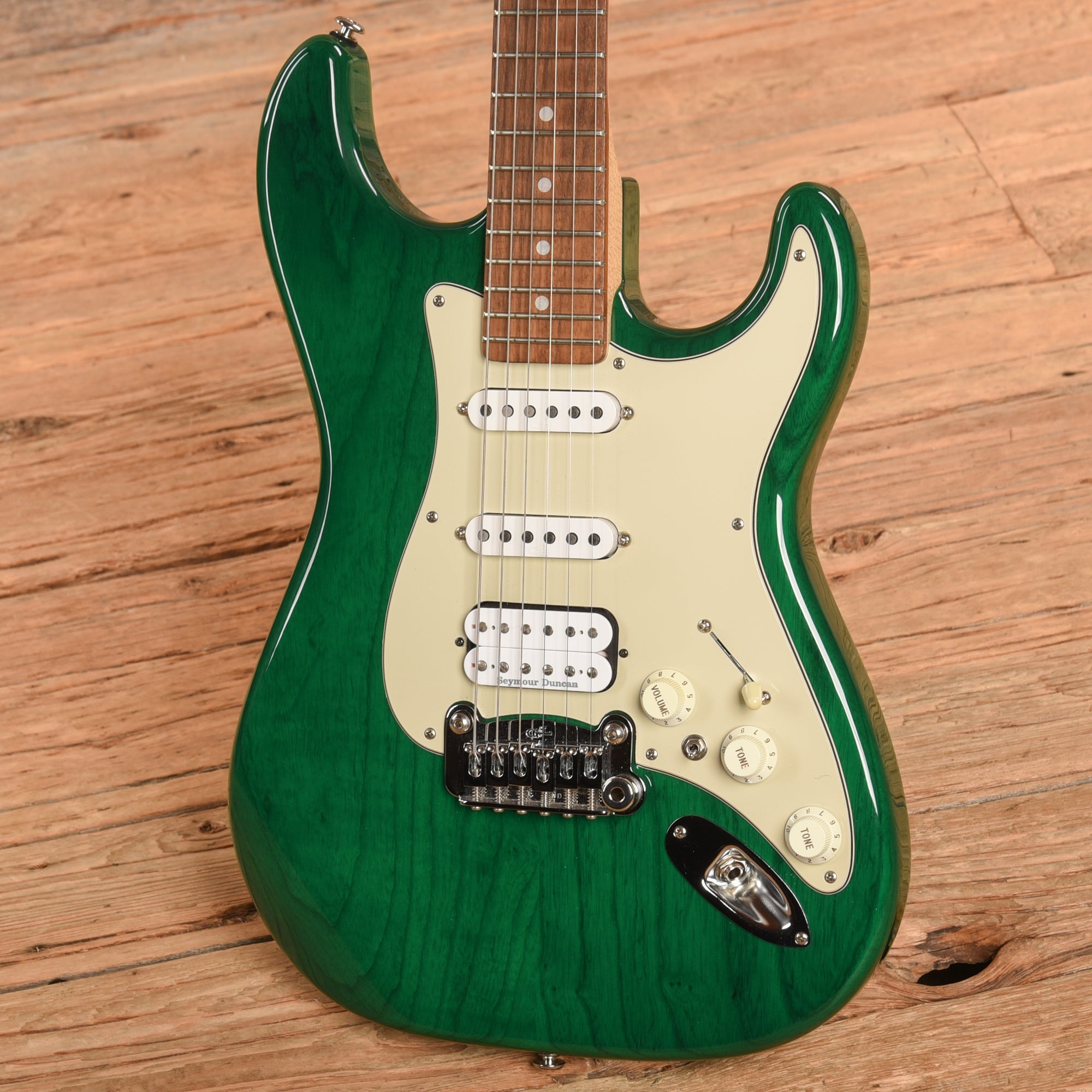 G&L Custom Shop Legacy HB Clear Forest Green 2015