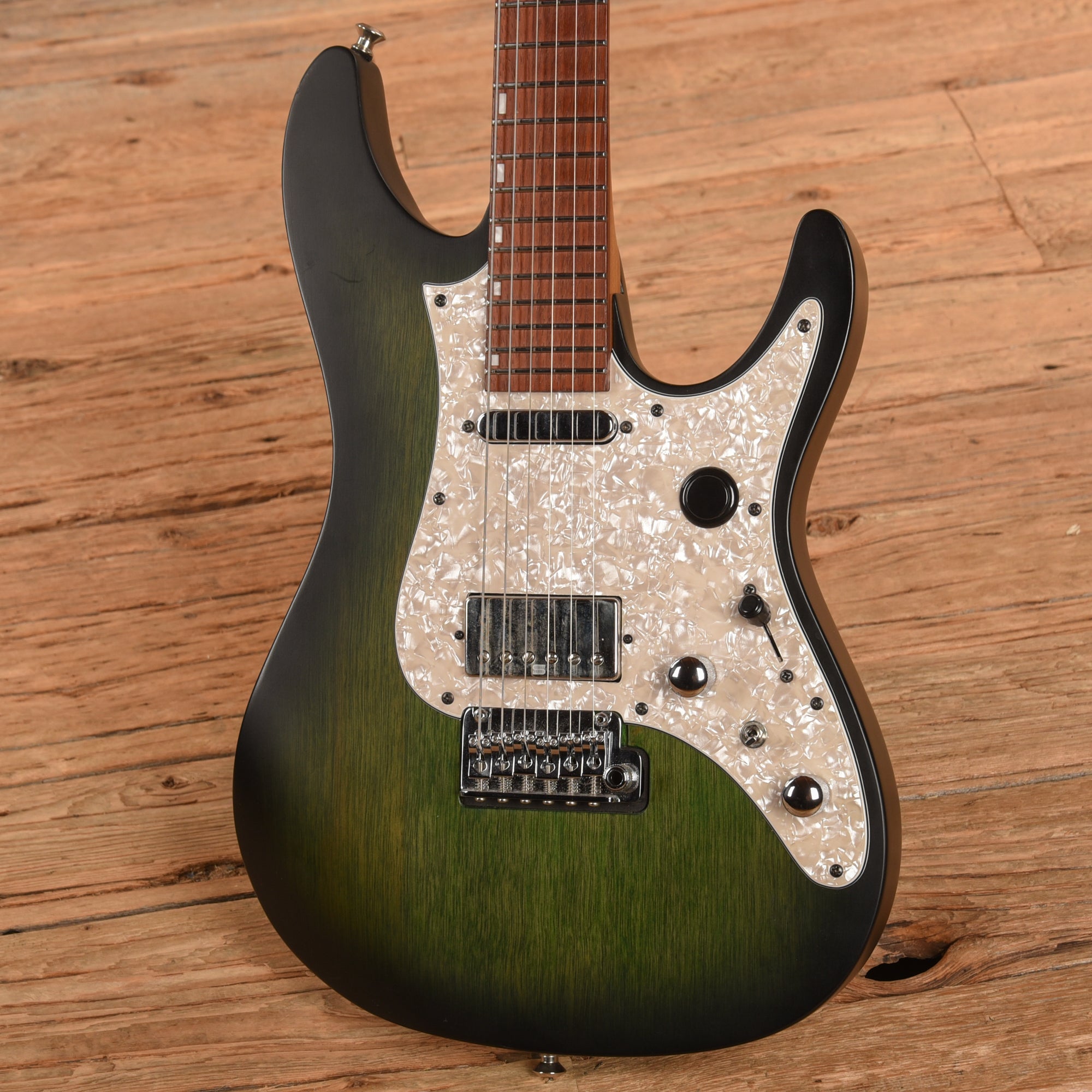 Ibanez EH10 Erik Hansel Signature Transparent Green Matte 2019