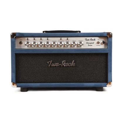 Two Rock Bloomfield Drive 100/50W Head Denim Suede w/ Sparkle Matrix Grill