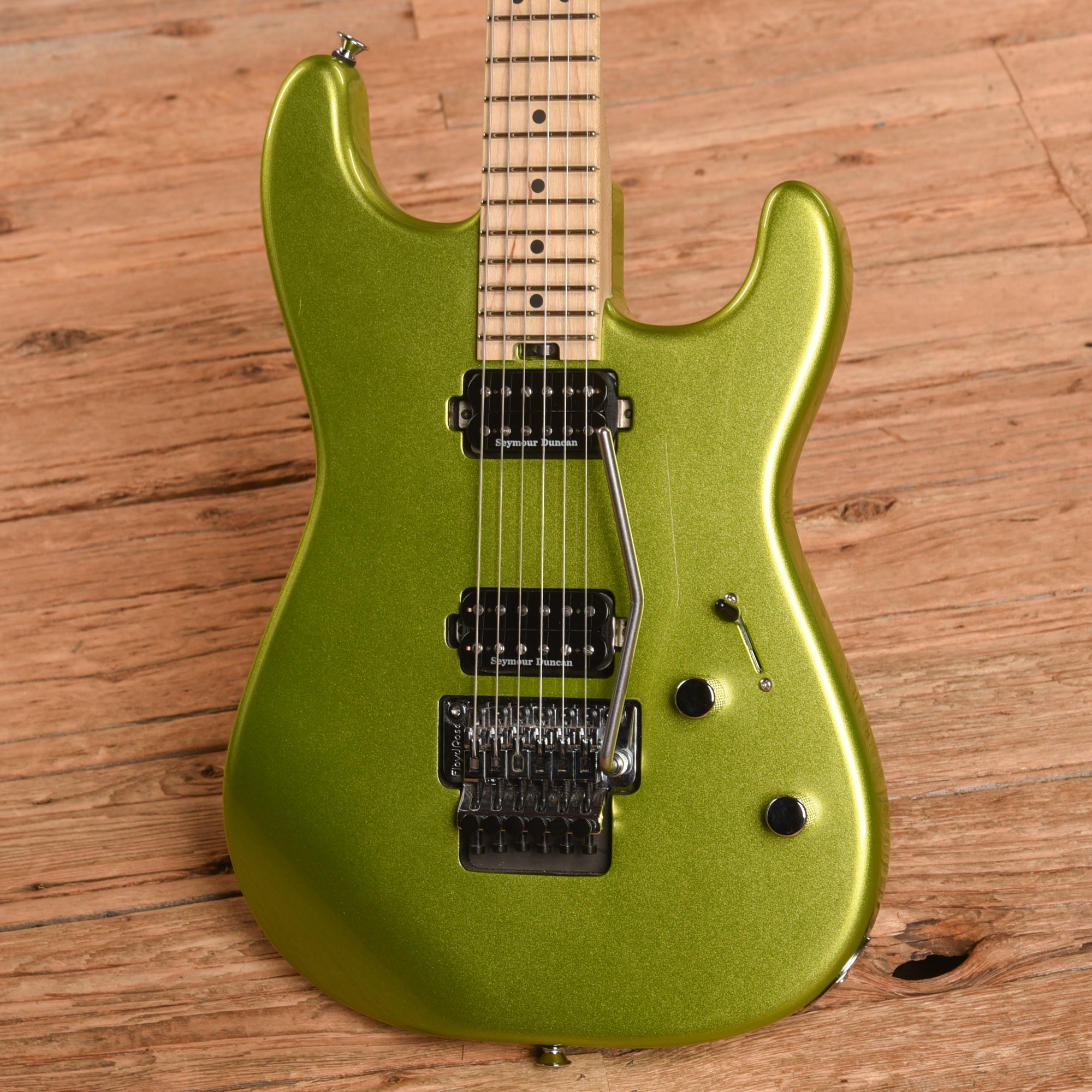 Charvel Pro-Mod San Dimas Style 1 HH FR E Lime Green Metallic 2022