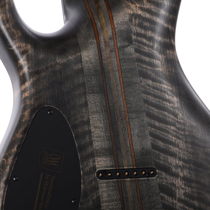 Mayones Regius 7 Curly Poplar 4A/Flamed Alder Trans Dirty Red