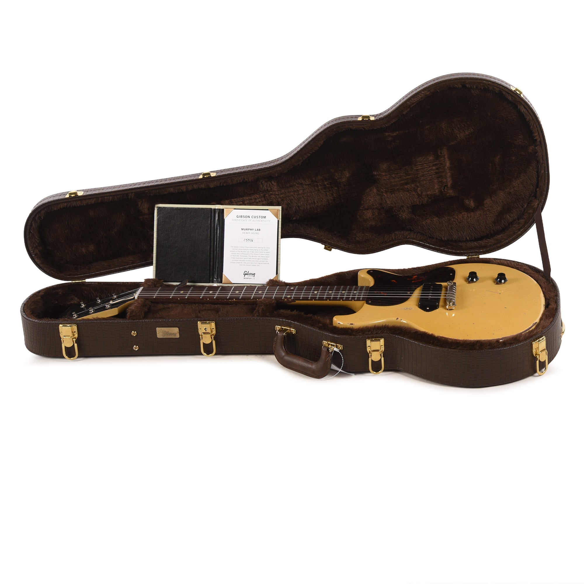 Gibson Custom Shop 1960 Les Paul Junior Double Cut Reissue TV Yellow Murphy Lab Ultra Heavy Aged