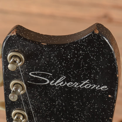 Silvertone 1448 w/ Amp Case Black 1960s