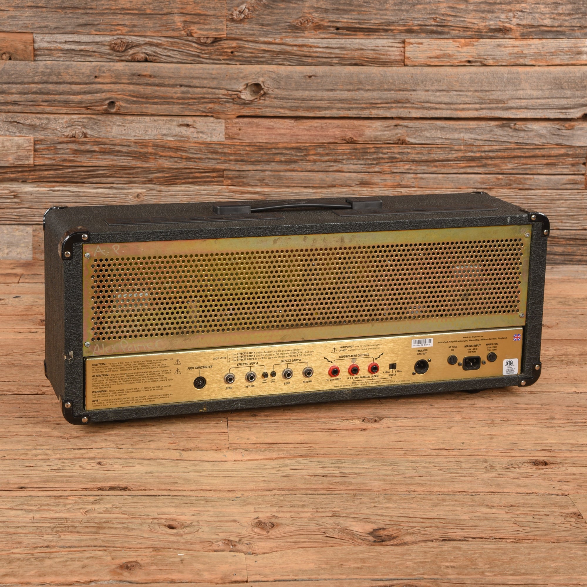 Marshall JCM 2000 TSL 100 Triple Super Lead 3-Channel 100-Watt Guitar Amp Head - Dave Amato of REO Speedwagon