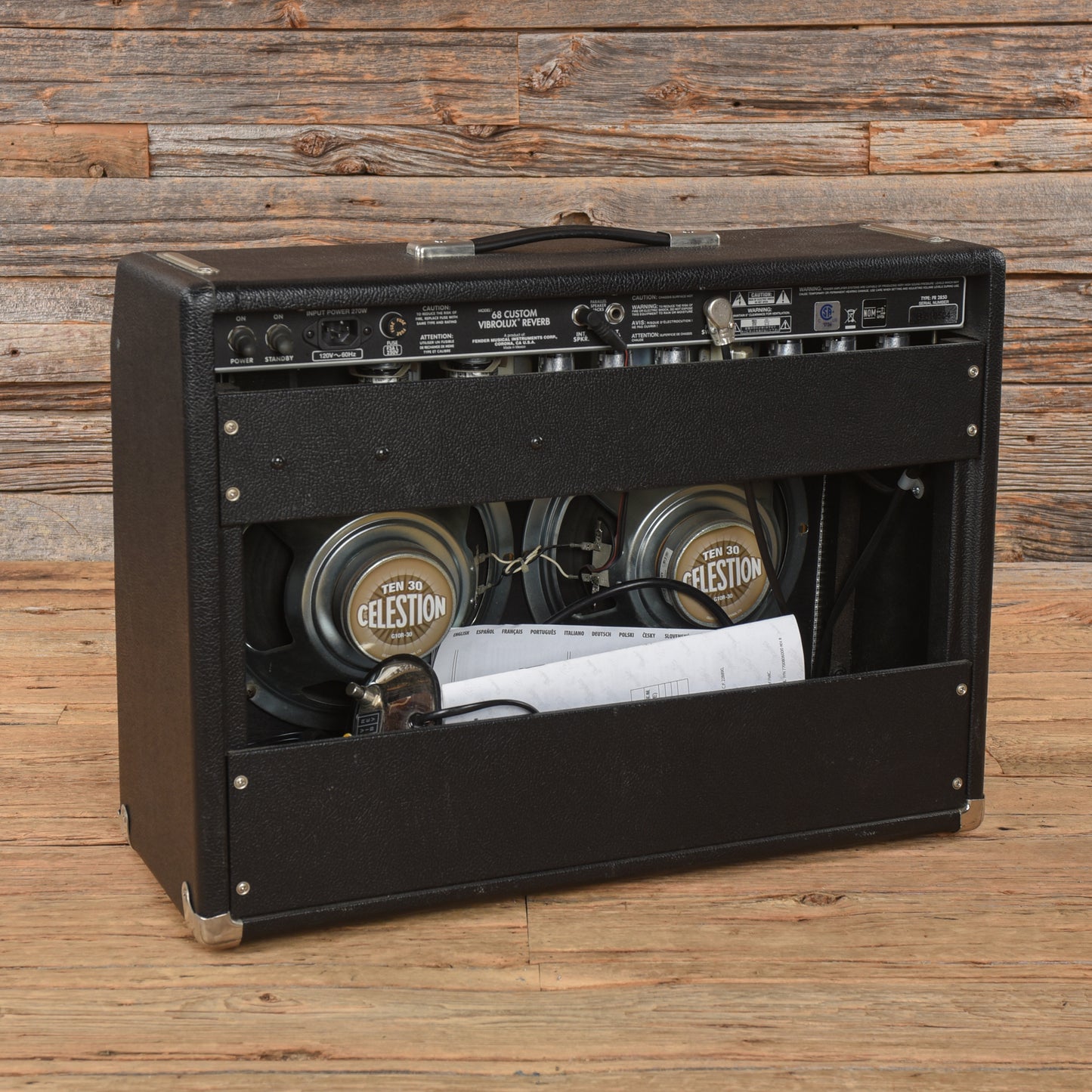 Fender '68 Custom Vibrolux Reverb-Amp 2-Channel 35-Watt 2x10" Guitar Combo